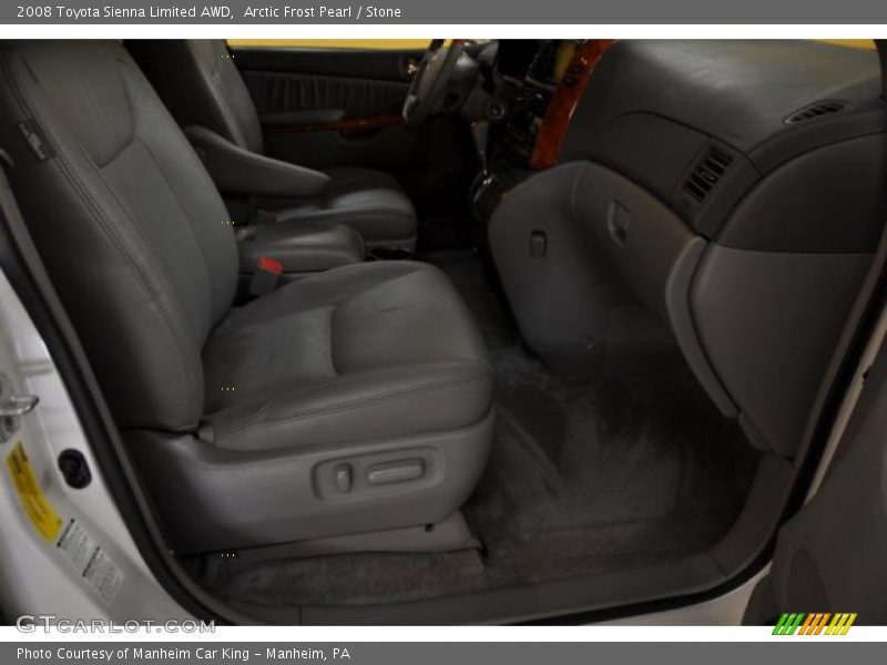 Arctic Frost Pearl / Stone 2008 Toyota Sienna Limited AWD