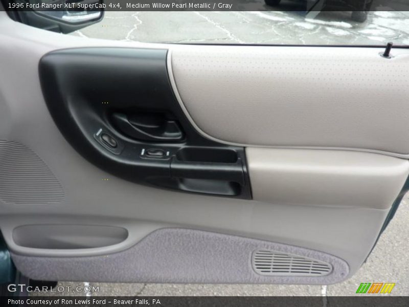 Medium Willow Pearl Metallic / Gray 1996 Ford Ranger XLT SuperCab 4x4