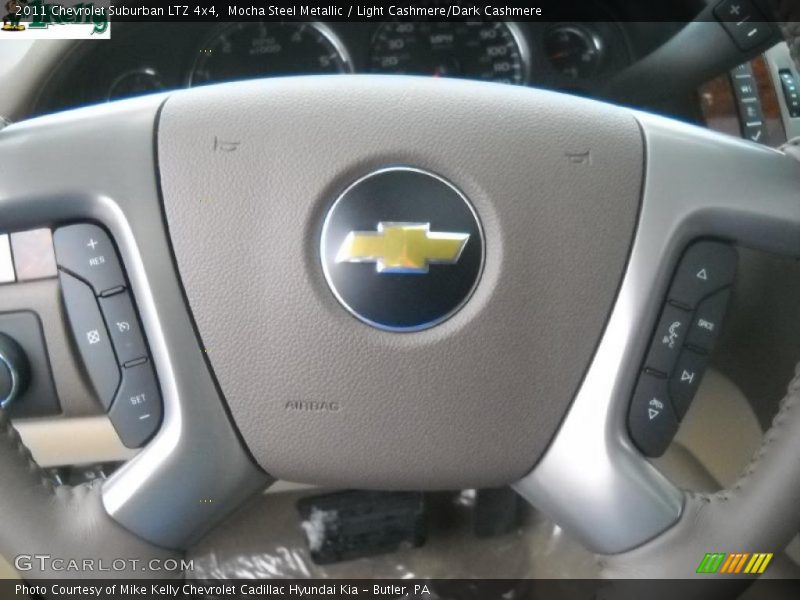 Mocha Steel Metallic / Light Cashmere/Dark Cashmere 2011 Chevrolet Suburban LTZ 4x4
