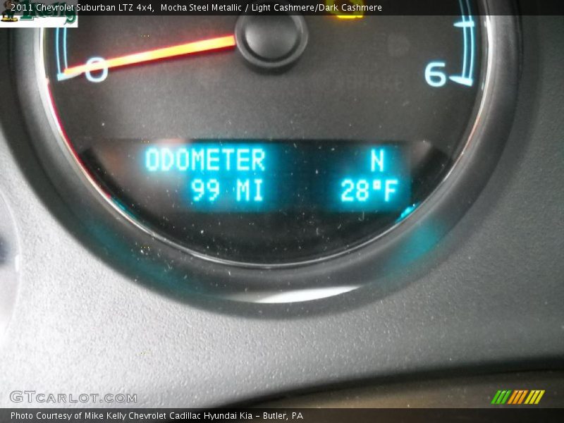 Mocha Steel Metallic / Light Cashmere/Dark Cashmere 2011 Chevrolet Suburban LTZ 4x4