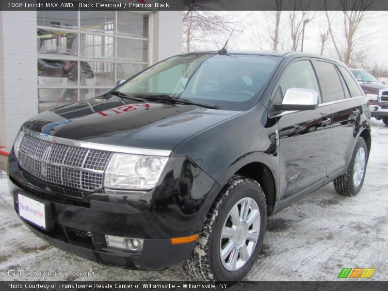 Black Clearcoat / Charcoal Black 2008 Lincoln MKX AWD