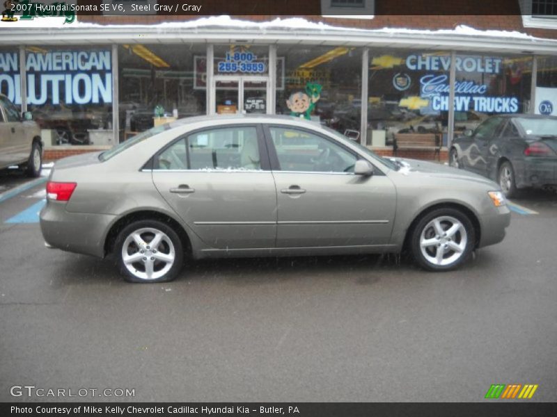 Steel Gray / Gray 2007 Hyundai Sonata SE V6