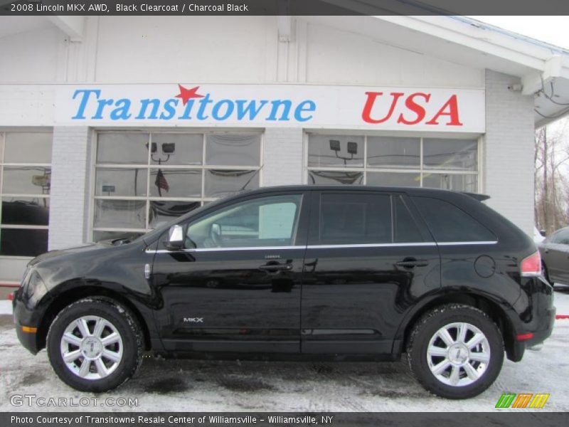 Black Clearcoat / Charcoal Black 2008 Lincoln MKX AWD