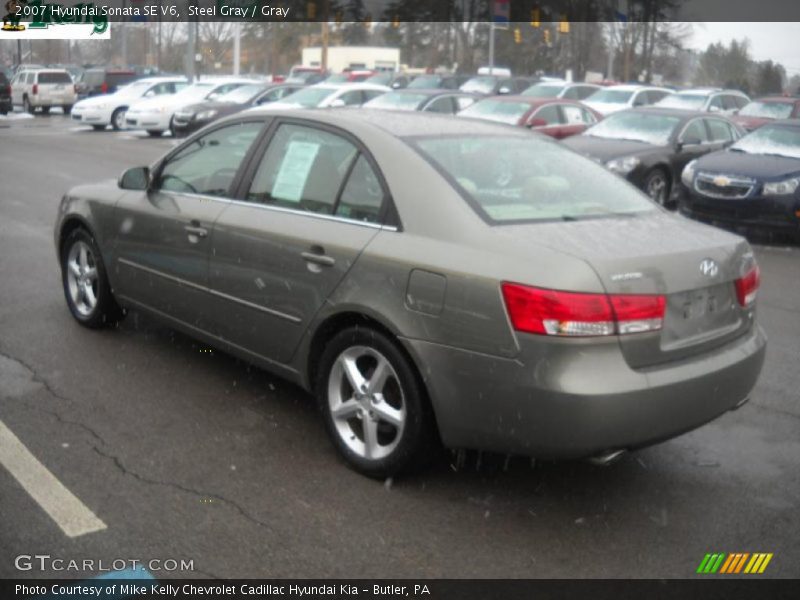 Steel Gray / Gray 2007 Hyundai Sonata SE V6