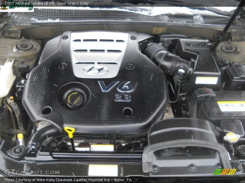 Steel Gray / Gray 2007 Hyundai Sonata SE V6