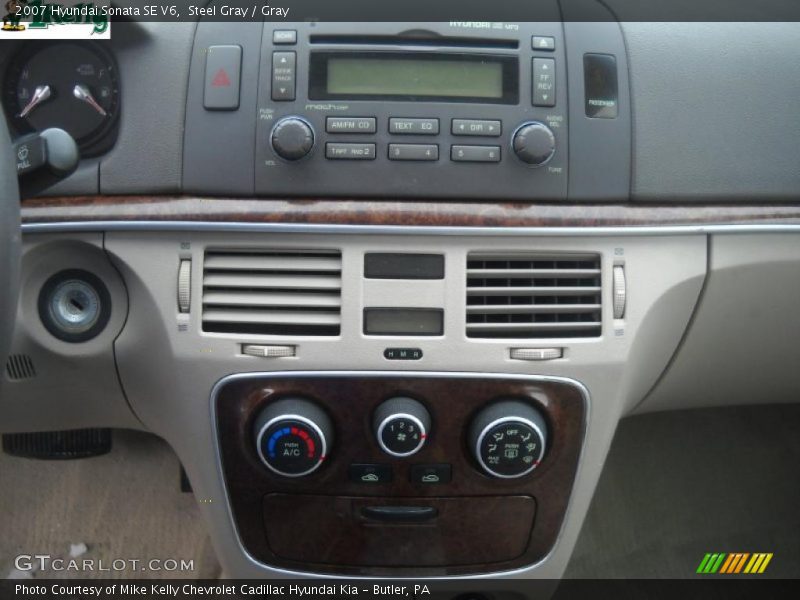 Steel Gray / Gray 2007 Hyundai Sonata SE V6
