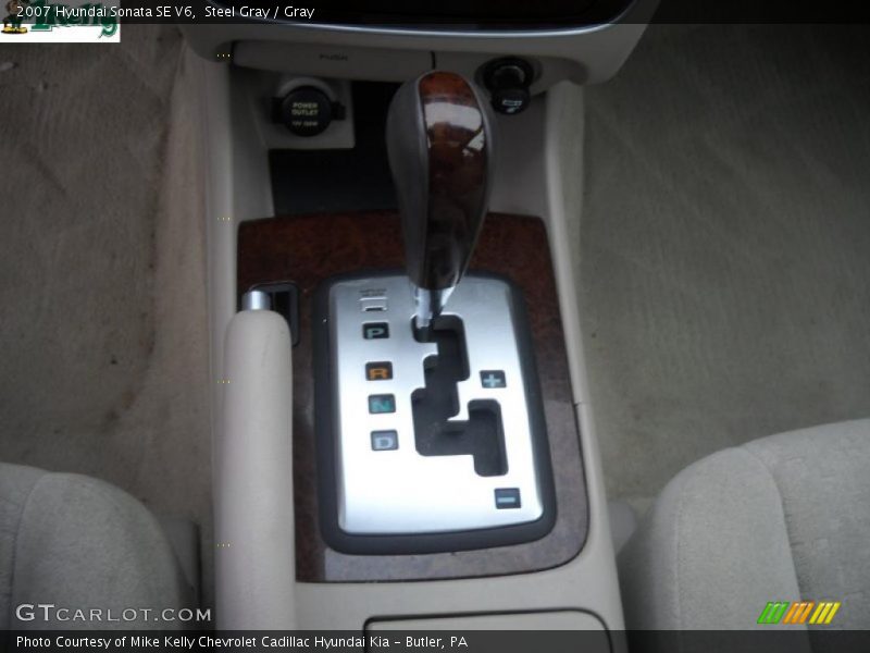 Steel Gray / Gray 2007 Hyundai Sonata SE V6