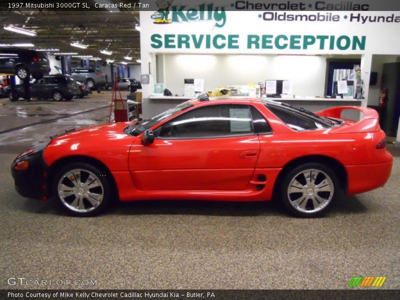 Caracas Red / Tan 1997 Mitsubishi 3000GT SL