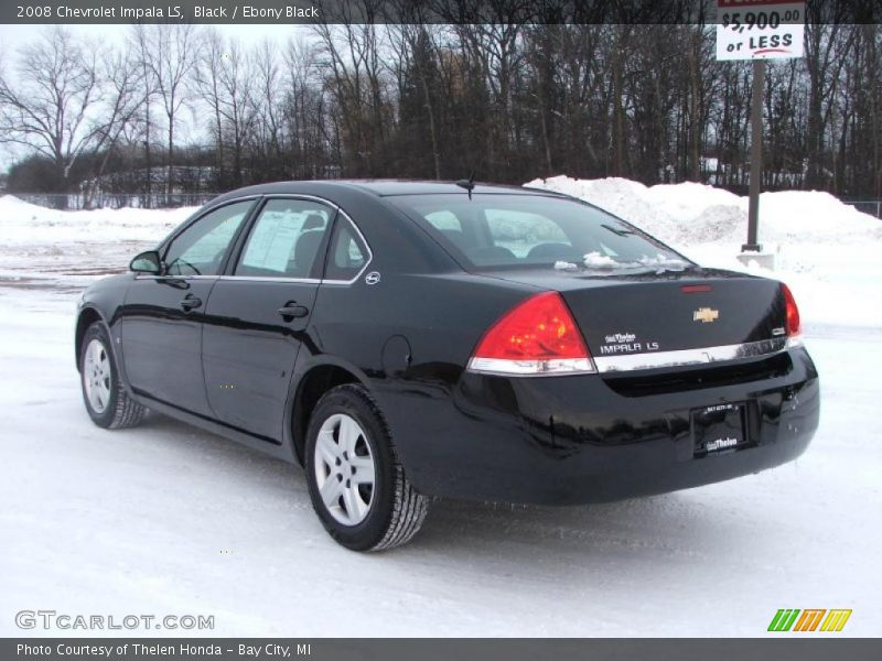 Black / Ebony Black 2008 Chevrolet Impala LS