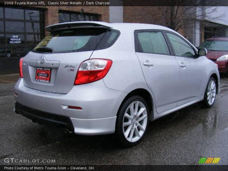 Classic Silver Metallic / Dark Charcoal 2009 Toyota Matrix XRS