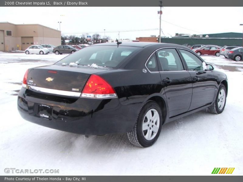 Black / Ebony Black 2008 Chevrolet Impala LS
