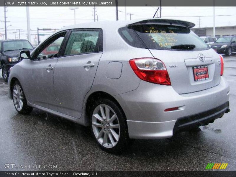 Classic Silver Metallic / Dark Charcoal 2009 Toyota Matrix XRS