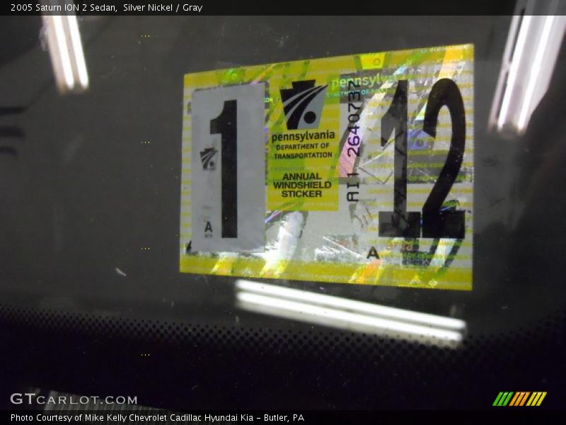 Silver Nickel / Gray 2005 Saturn ION 2 Sedan