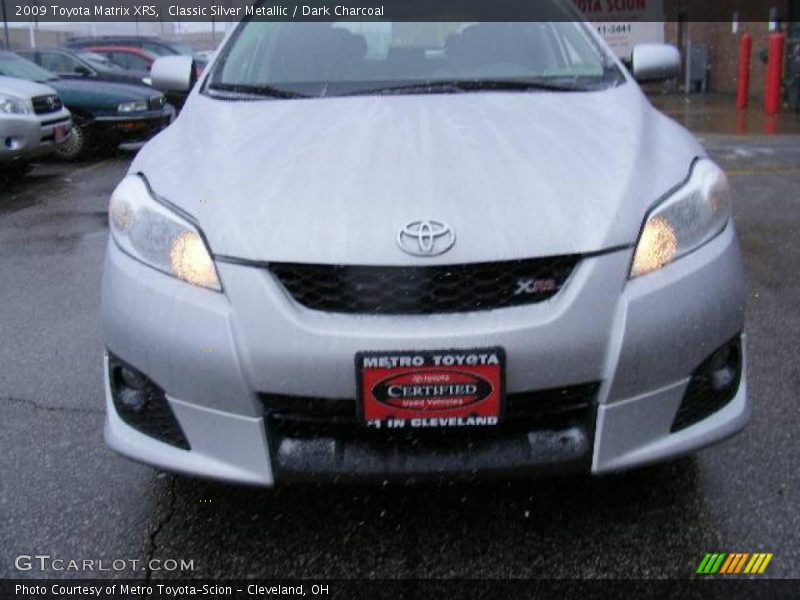 Classic Silver Metallic / Dark Charcoal 2009 Toyota Matrix XRS
