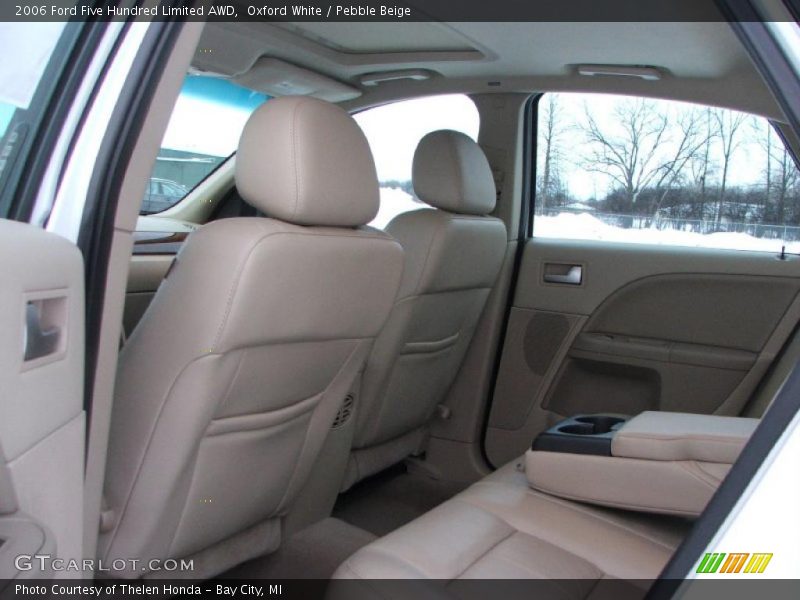 Oxford White / Pebble Beige 2006 Ford Five Hundred Limited AWD