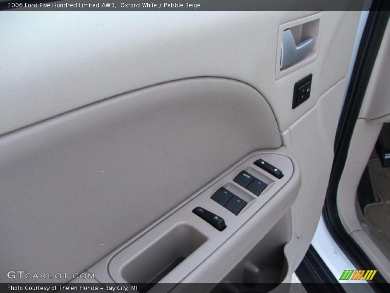 Oxford White / Pebble Beige 2006 Ford Five Hundred Limited AWD