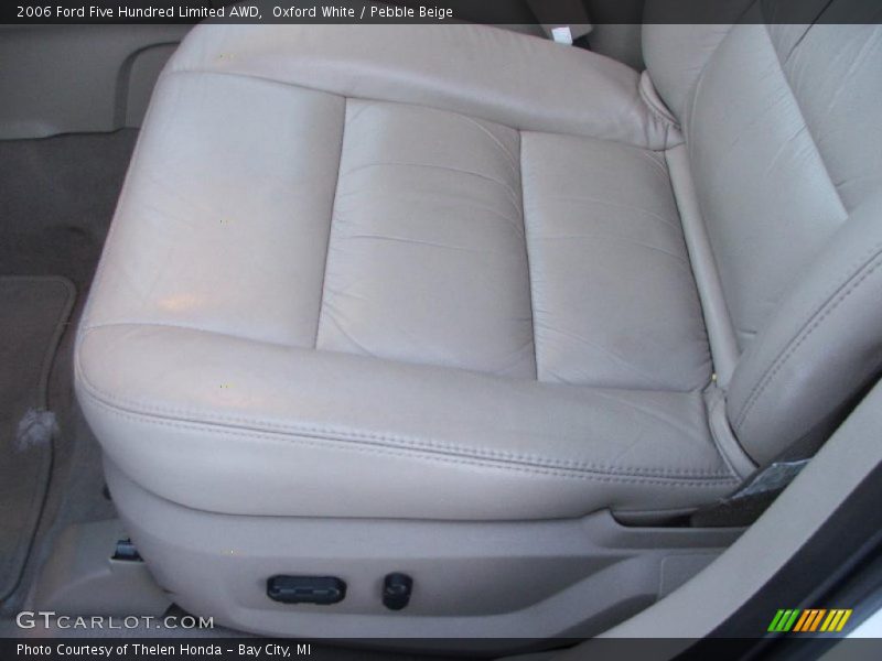 Oxford White / Pebble Beige 2006 Ford Five Hundred Limited AWD