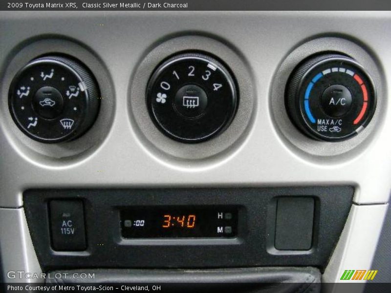 Classic Silver Metallic / Dark Charcoal 2009 Toyota Matrix XRS