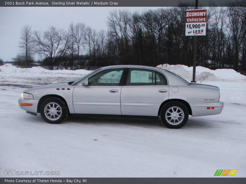 Sterling Silver Metallic / Medium Gray 2001 Buick Park Avenue