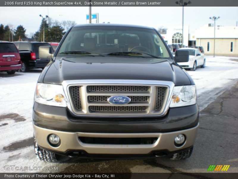 Dark Stone Metallic / Castano Brown Leather 2006 Ford F150 King Ranch SuperCrew 4x4