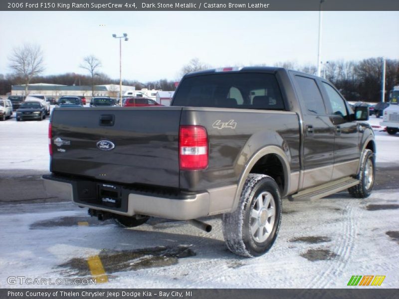 Dark Stone Metallic / Castano Brown Leather 2006 Ford F150 King Ranch SuperCrew 4x4