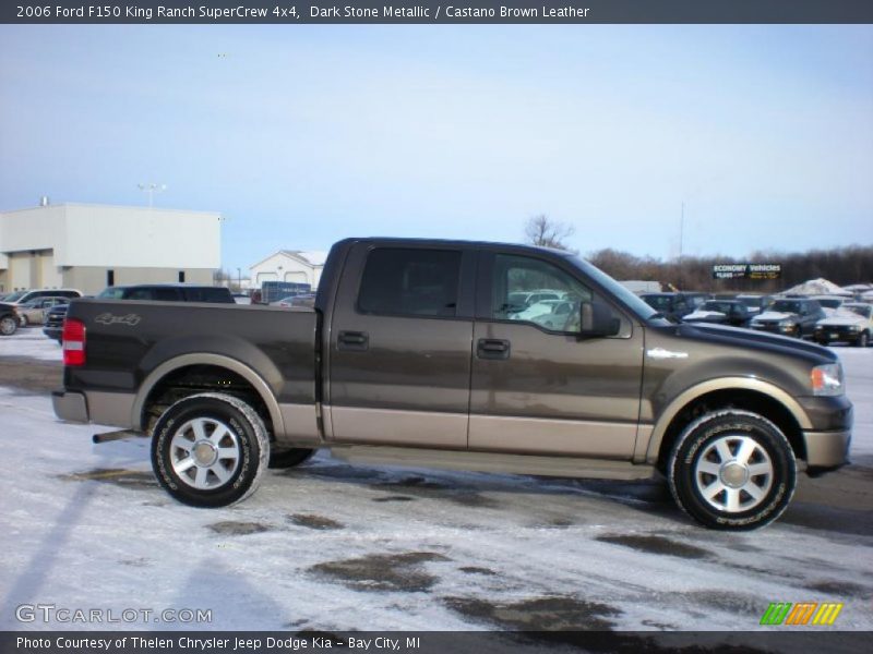 Dark Stone Metallic / Castano Brown Leather 2006 Ford F150 King Ranch SuperCrew 4x4