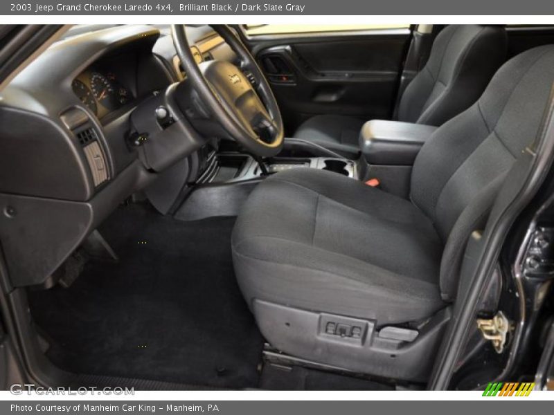 Brilliant Black / Dark Slate Gray 2003 Jeep Grand Cherokee Laredo 4x4