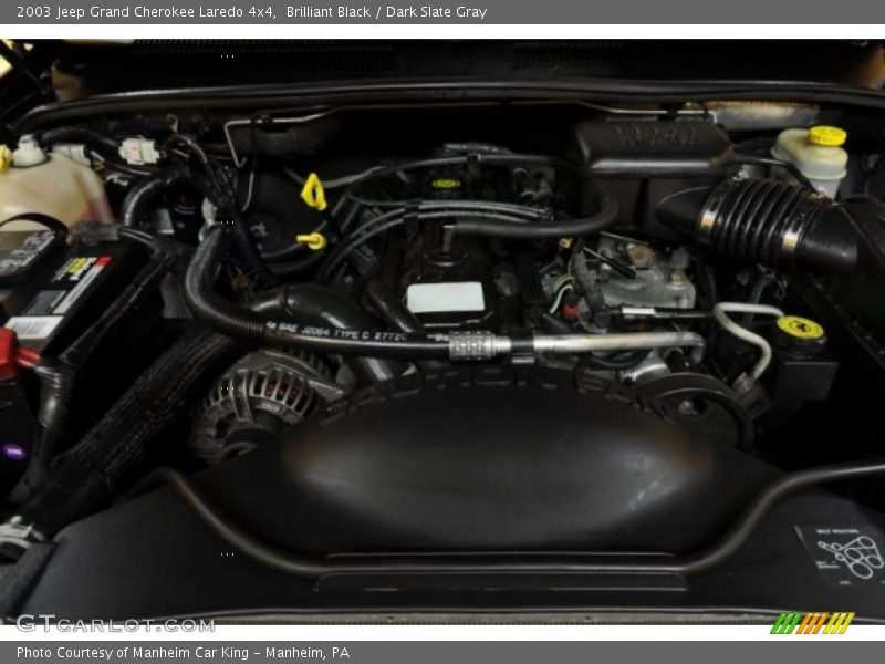 Brilliant Black / Dark Slate Gray 2003 Jeep Grand Cherokee Laredo 4x4
