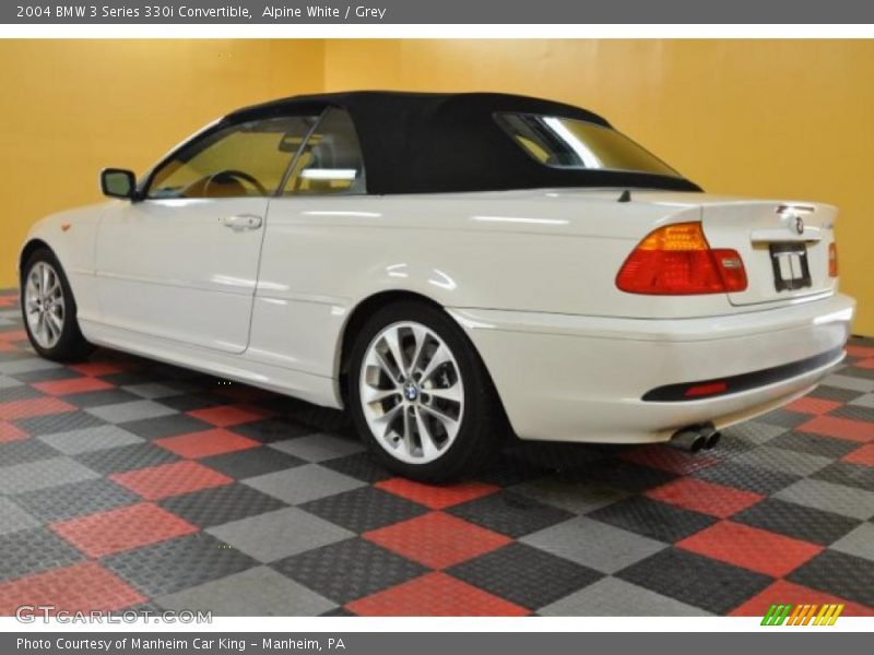 Alpine White / Grey 2004 BMW 3 Series 330i Convertible