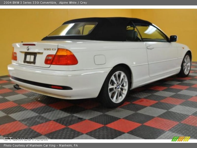Alpine White / Grey 2004 BMW 3 Series 330i Convertible
