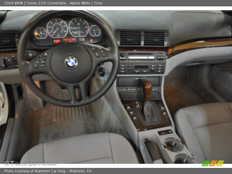 Alpine White / Grey 2004 BMW 3 Series 330i Convertible