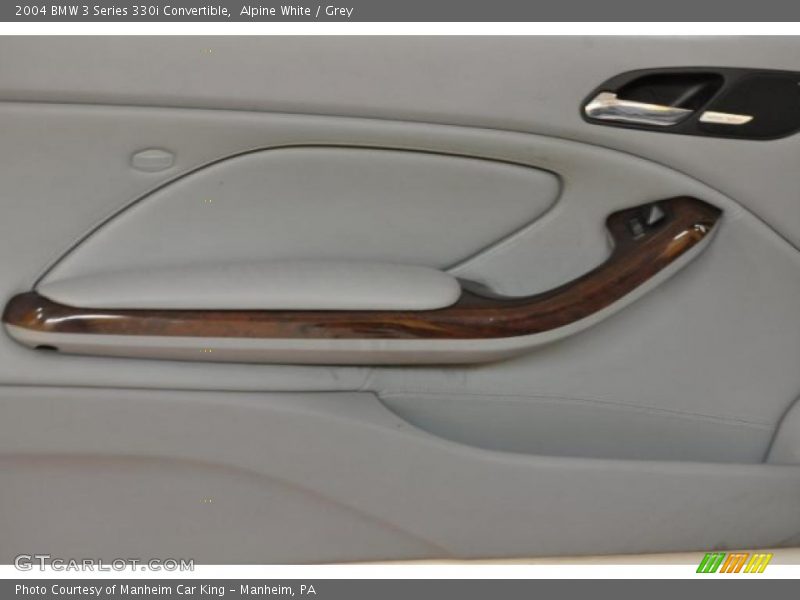 Alpine White / Grey 2004 BMW 3 Series 330i Convertible