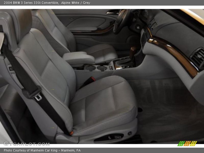 Alpine White / Grey 2004 BMW 3 Series 330i Convertible