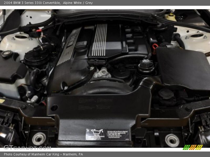 Alpine White / Grey 2004 BMW 3 Series 330i Convertible