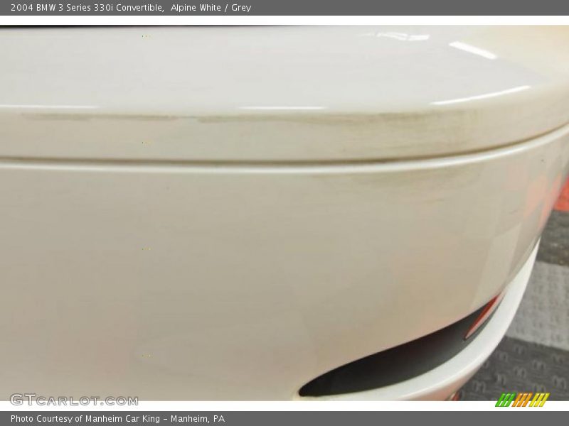 Alpine White / Grey 2004 BMW 3 Series 330i Convertible