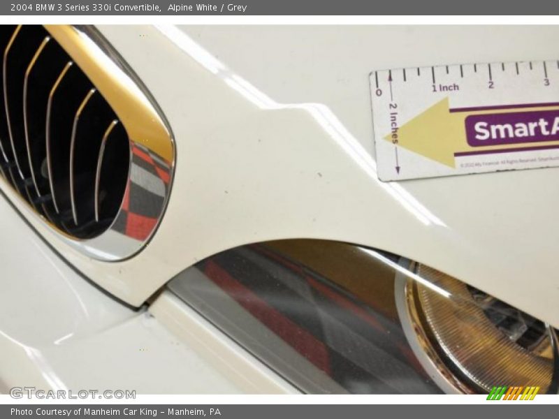 Alpine White / Grey 2004 BMW 3 Series 330i Convertible