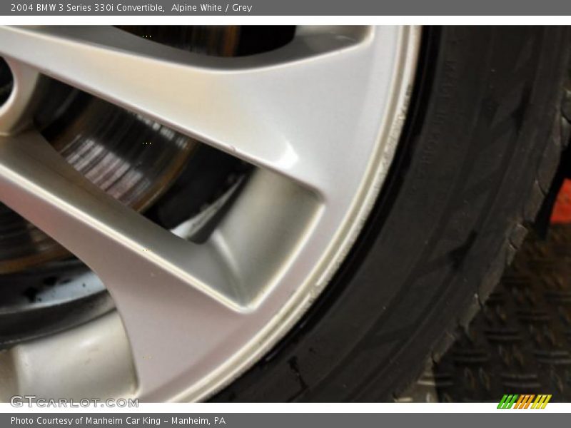 Alpine White / Grey 2004 BMW 3 Series 330i Convertible