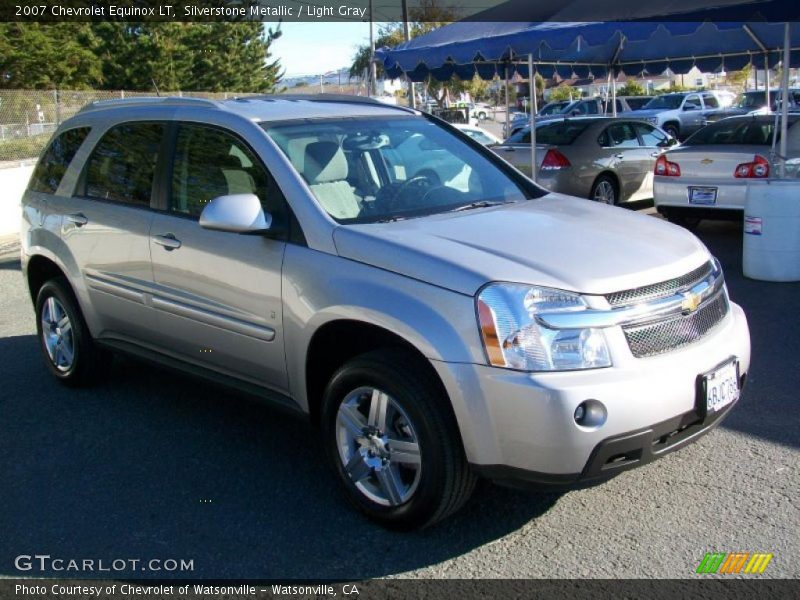 Silverstone Metallic / Light Gray 2007 Chevrolet Equinox LT