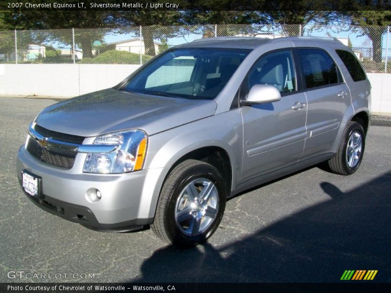 Silverstone Metallic / Light Gray 2007 Chevrolet Equinox LT