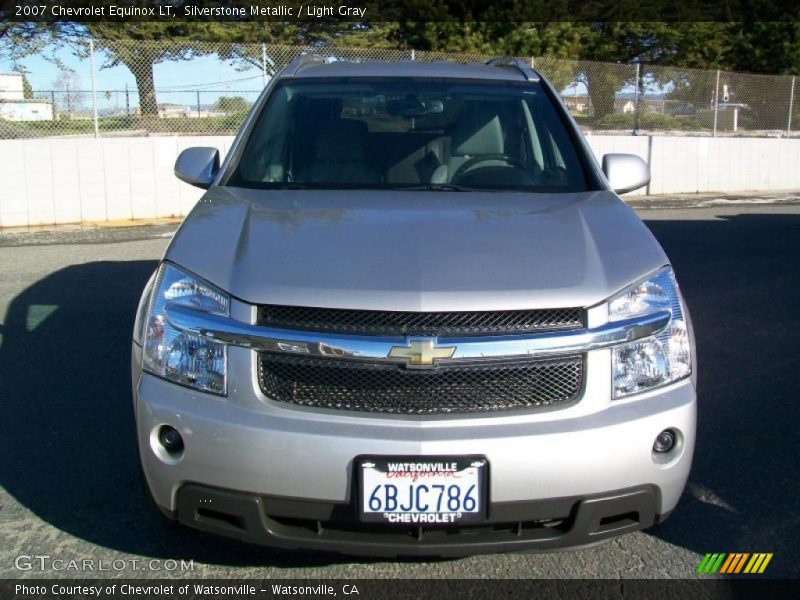 Silverstone Metallic / Light Gray 2007 Chevrolet Equinox LT