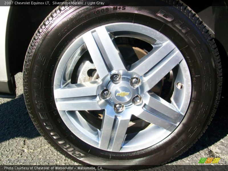 Silverstone Metallic / Light Gray 2007 Chevrolet Equinox LT