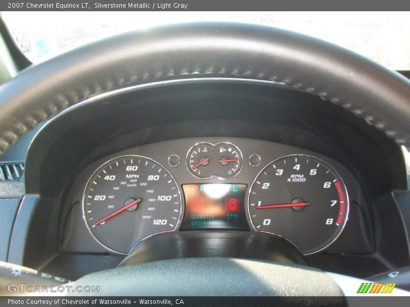 Silverstone Metallic / Light Gray 2007 Chevrolet Equinox LT