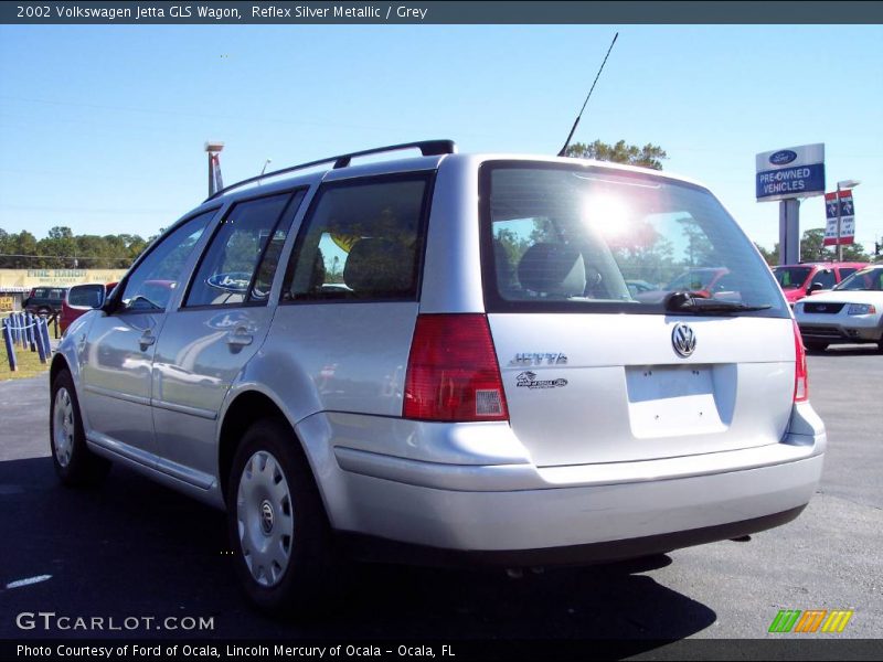 Reflex Silver Metallic / Grey 2002 Volkswagen Jetta GLS Wagon