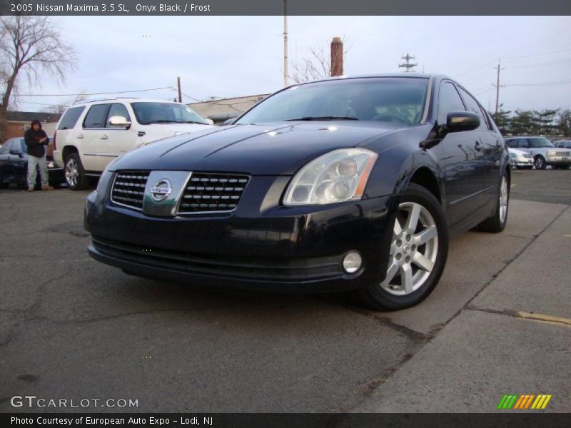Onyx Black / Frost 2005 Nissan Maxima 3.5 SL