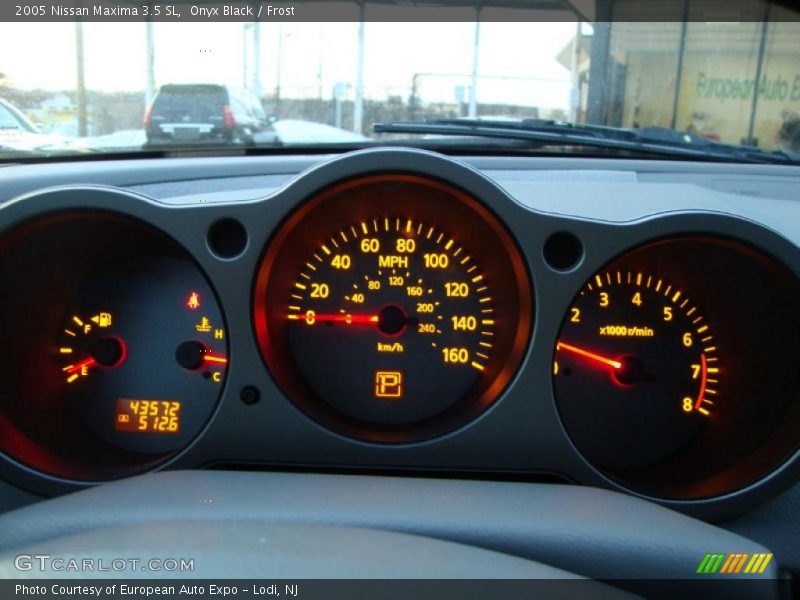 Onyx Black / Frost 2005 Nissan Maxima 3.5 SL