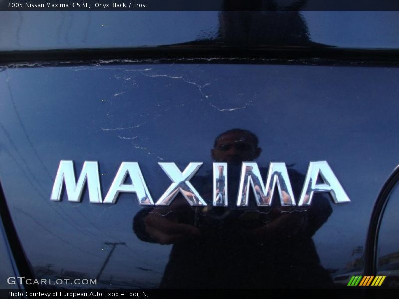 Onyx Black / Frost 2005 Nissan Maxima 3.5 SL