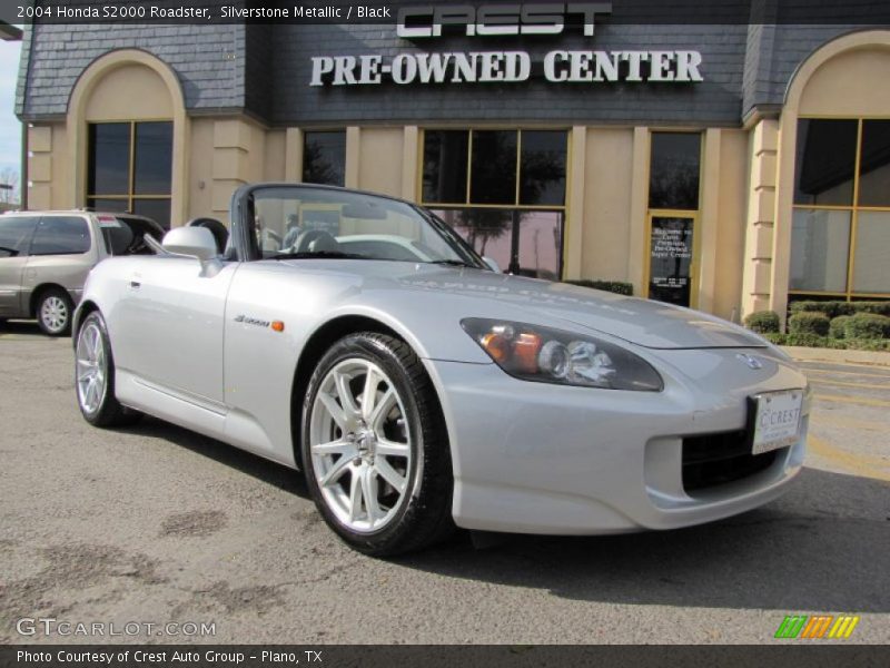Silverstone Metallic / Black 2004 Honda S2000 Roadster
