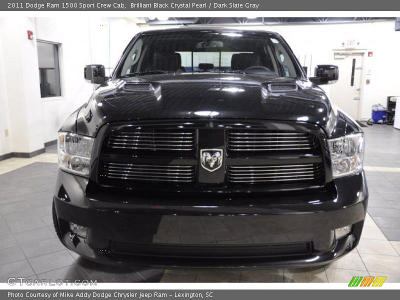 Brilliant Black Crystal Pearl / Dark Slate Gray 2011 Dodge Ram 1500 Sport Crew Cab