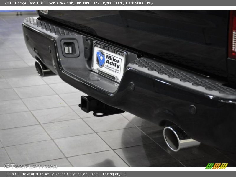 Brilliant Black Crystal Pearl / Dark Slate Gray 2011 Dodge Ram 1500 Sport Crew Cab