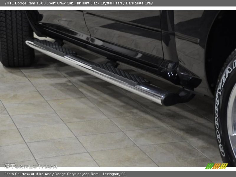 Brilliant Black Crystal Pearl / Dark Slate Gray 2011 Dodge Ram 1500 Sport Crew Cab